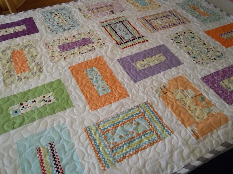 Jelly Roll Twist and Turn Quilt Pattern Tutorial pdf image 2