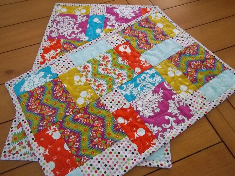 Placemat Pattern Tutorial Use a Charm Pack Pdf. Etsy