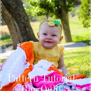 Make a Gift.  Rag Sensory Quilt Pattern Tutorial, Easy Instructions w Photos, pdf