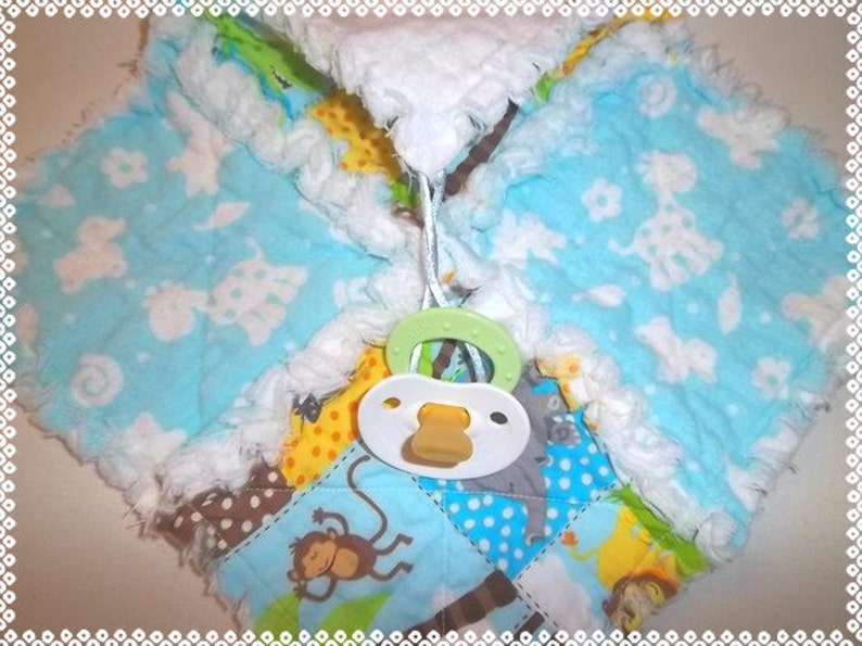 Binky Pacifier Holder Lovey Pattern Tutorial W Photos Etsy