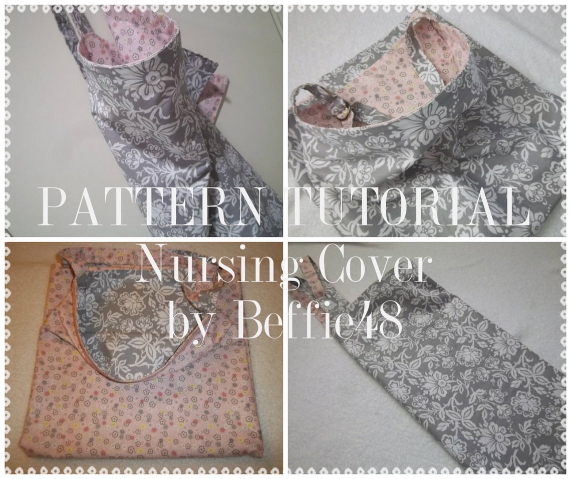 Nursing Cover PATTERN Tutorial Easy to Make Pdf. Instant Etsy