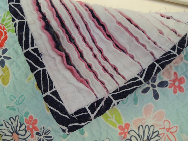 Super Simple Chenille Baby Quilt Pattern Tutorial With Photos Etsy