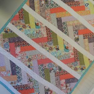 Sundance Braid Quilt Pattern Tutorial, w photos, Fast Fun Easy pdf, make with a Jelly Roll