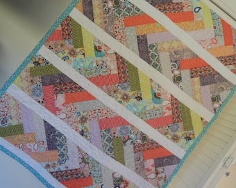 Sundance Braid Quilt Pattern Tutorial, w photos, Fast Fun Easy pdf, make with a Jelly Roll