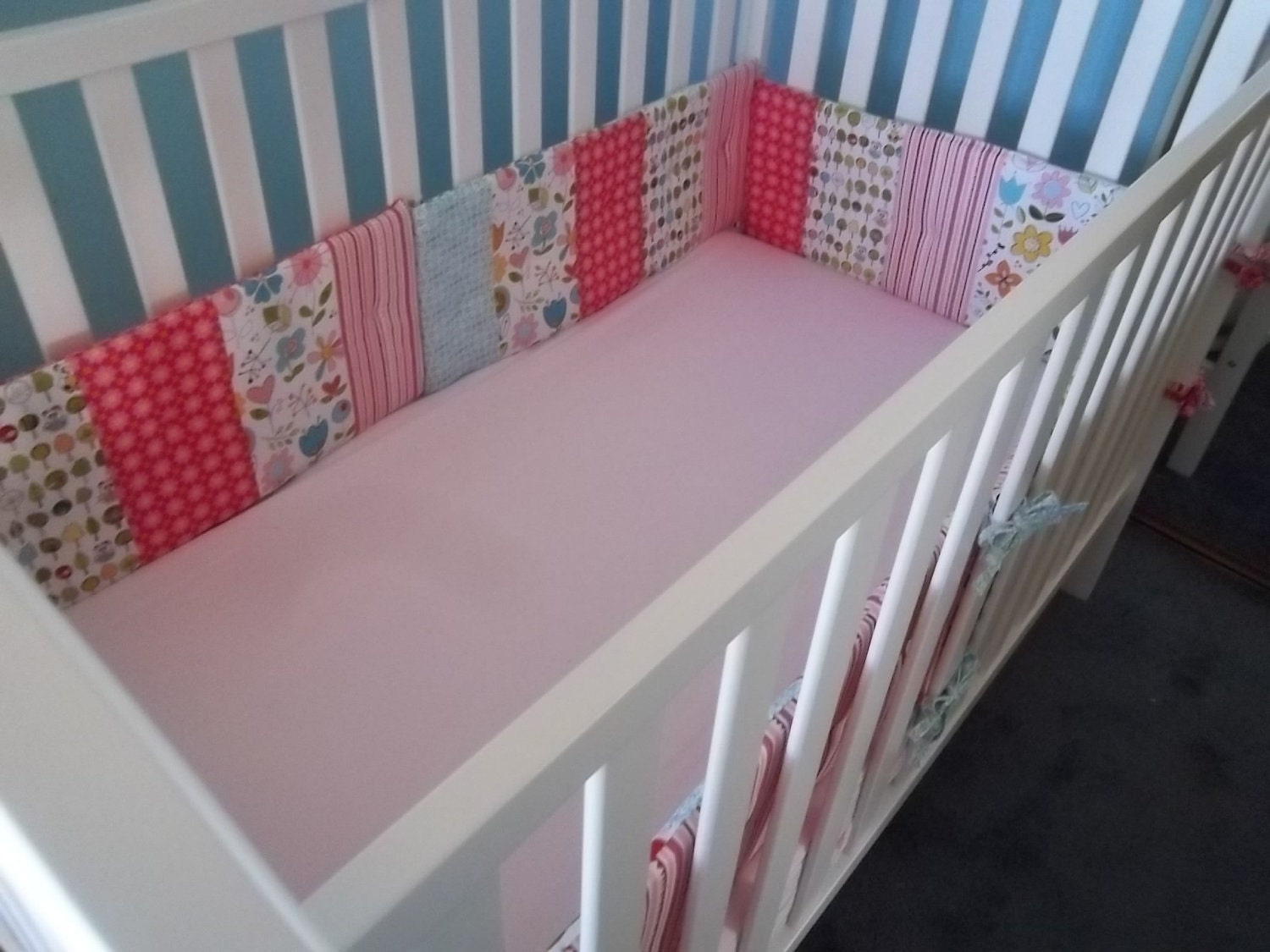 Crib Bumper Pad PATTERN Tutorial 6 Piece Easy W Photos Etsy