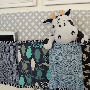 Bedside Caddy 2, Pocket Organizer Super Simple Pattern Tutorial, Pdf, Instant Download, Easy to Make