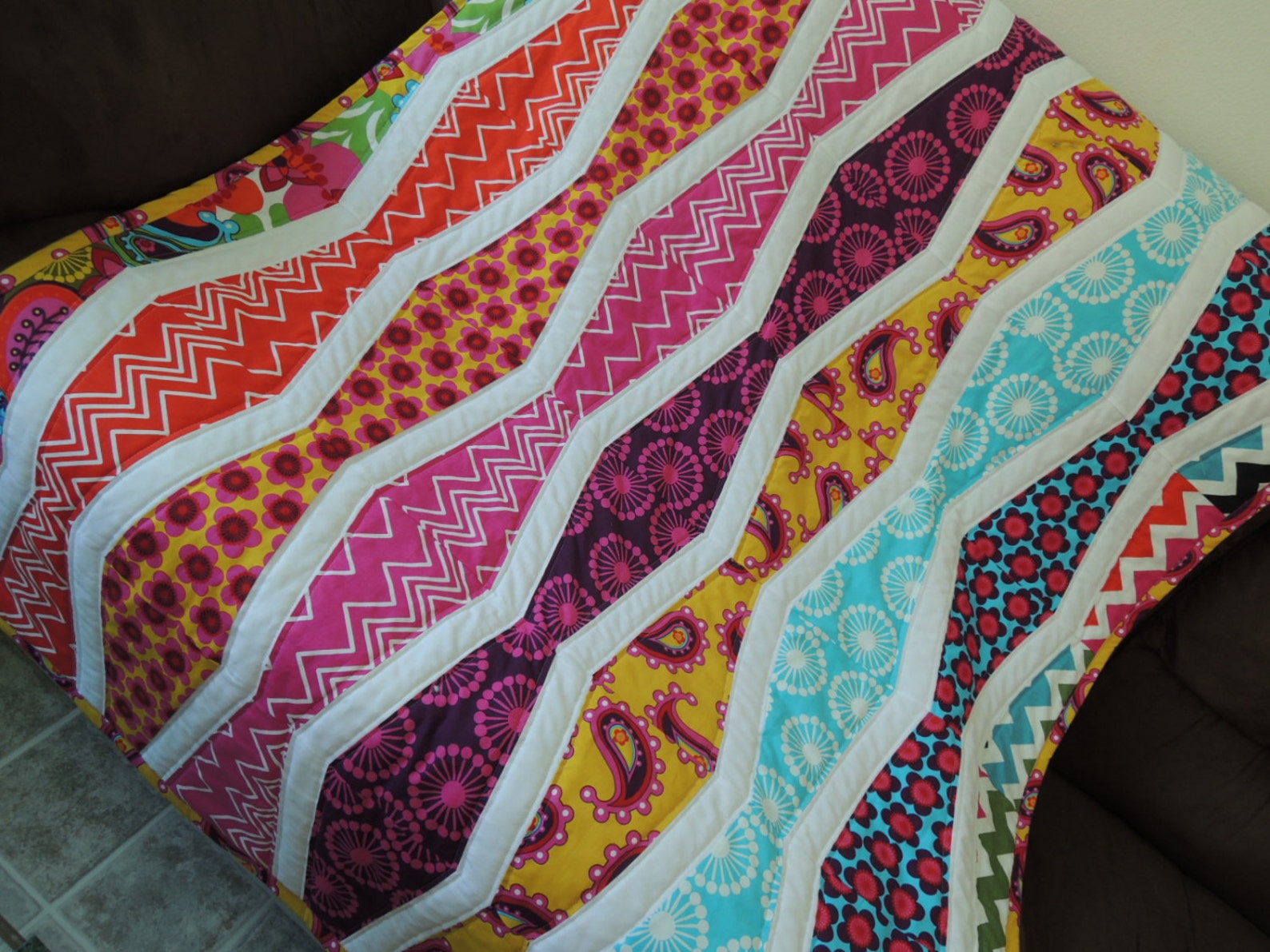 Ziggy Seesaw Quilt Pattern Tutorial Pdf Instant Download - Etsy