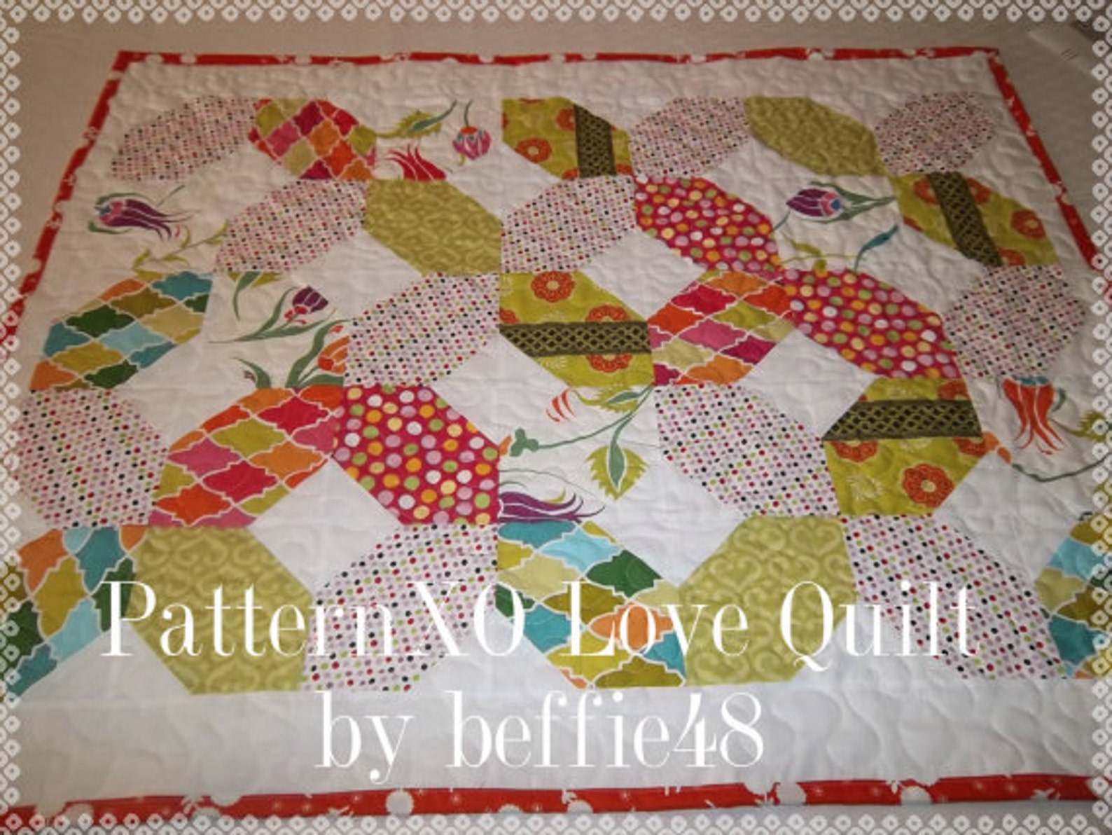 XO Hugs and Kisses Quilt Pattern Tutorial Pdf Etsy