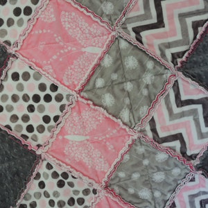 Rag Quilt Pattern Tutorial, Easy to make with photos image 3