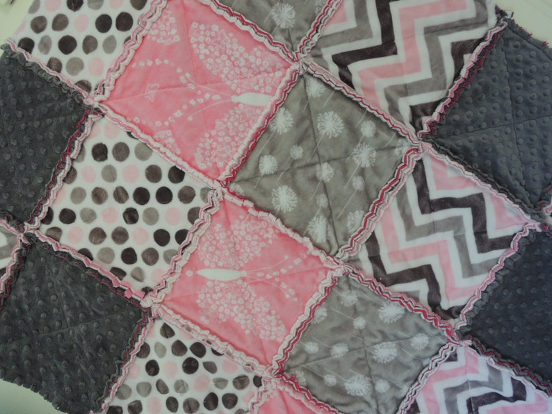 Rag Quilt Pattern Tutorial, Easy to make with photos image 3