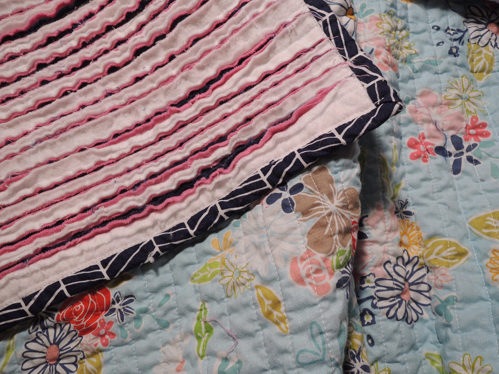 Super Simple Chenille Baby Quilt Pattern Tutorial With Photos Etsy