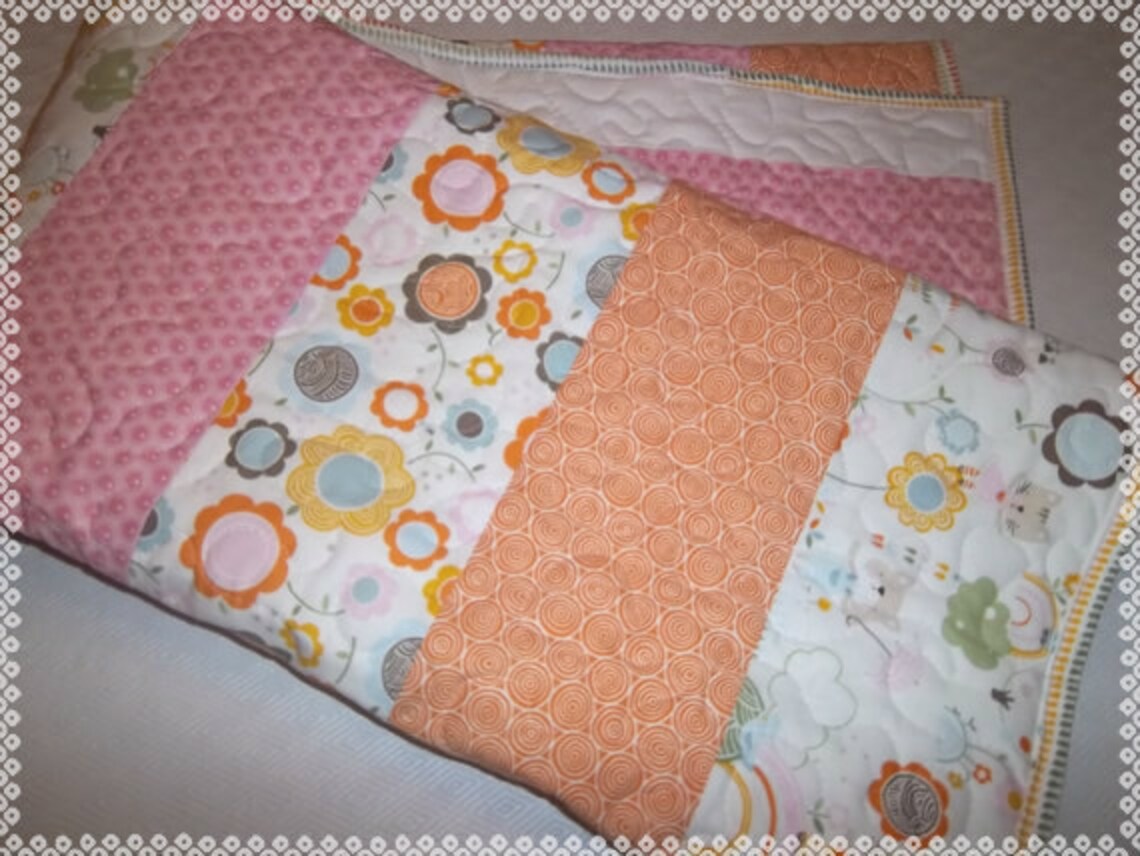 Easy Strips Baby Quilt Pattern Tutorial W Photos Pdf. Easy to Etsy