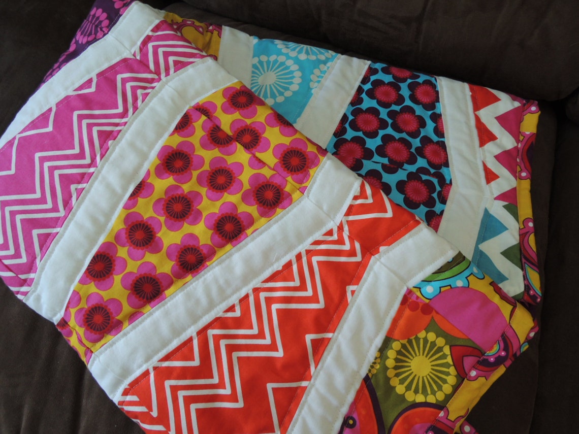 Ziggy Seesaw Quilt Pattern Tutorial Pdf Instant Download - Etsy