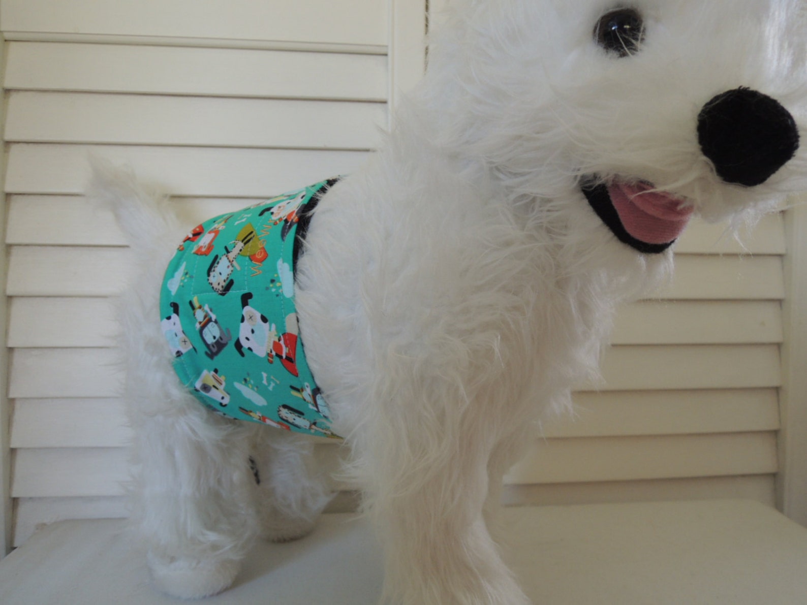 Dog Diaper Belly Band Stop Marking With Weewrap Robot Dog Etsy