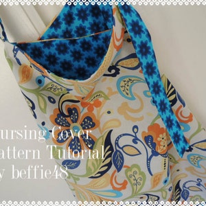 PATTERN, Nursing Cover Tutorial, Easy to Make, pdf. Instant Download