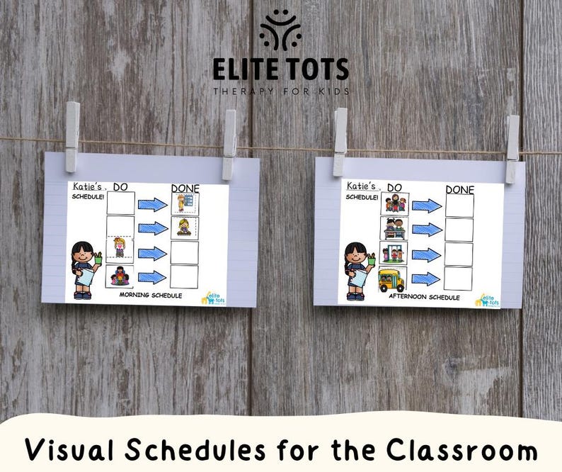 Daily Visual Schedules - Etsy