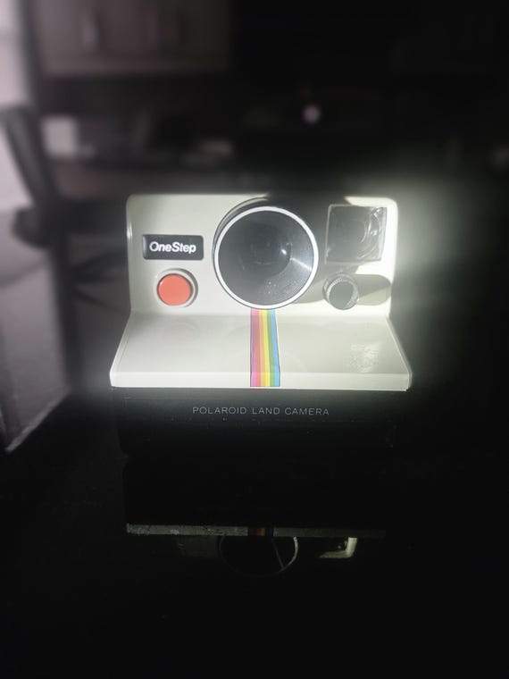 Vintage Polaroid SX-70 Rainbow Stripe Camera