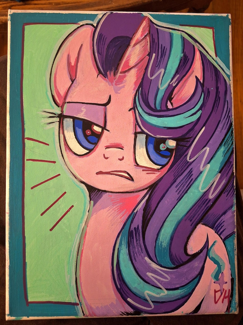 Starlight Glimmer 9x12 Posca Painting