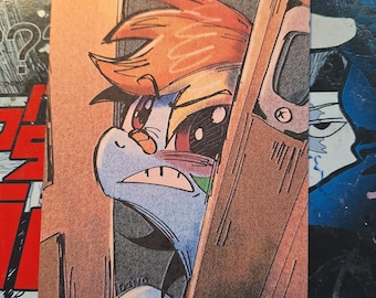 My Little Pony Print 4x6 Matte | Rainbow Dash | Character Art | Handmade | Cartoon Character | Poster