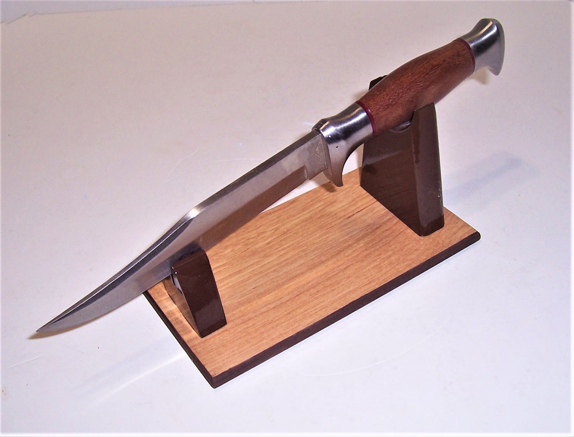 Large / Medium Fixed Blade Knife Display Stand Gloss Light Etsy