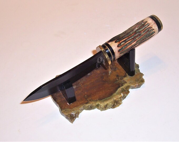 Medium Fixed Blade Knife Display Stand Multishade Brown Etsy