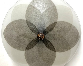 The Lotus Ceiling Light, Grey and Charcoal