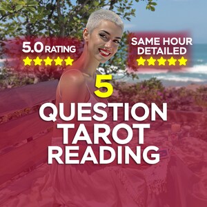 Tarot-Lesung mit 5 Fragen, psychische Lektüre zur gleichen Stunde, ehrlich schnelle Tarot-Lesung, detaillierte Zukunftsvorhersagen, genaue Tarot-Anleitung