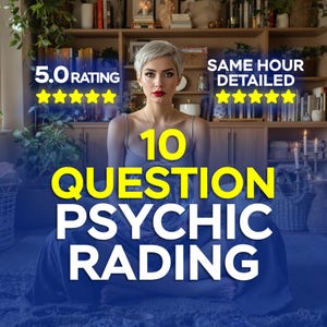 Lectures psychiques en 10 questions, réponses le jour même, lecture sans carte, lectures futures, lectures à faire soi-même, lectures préférées pour l'avenir, conseils pour les médiums