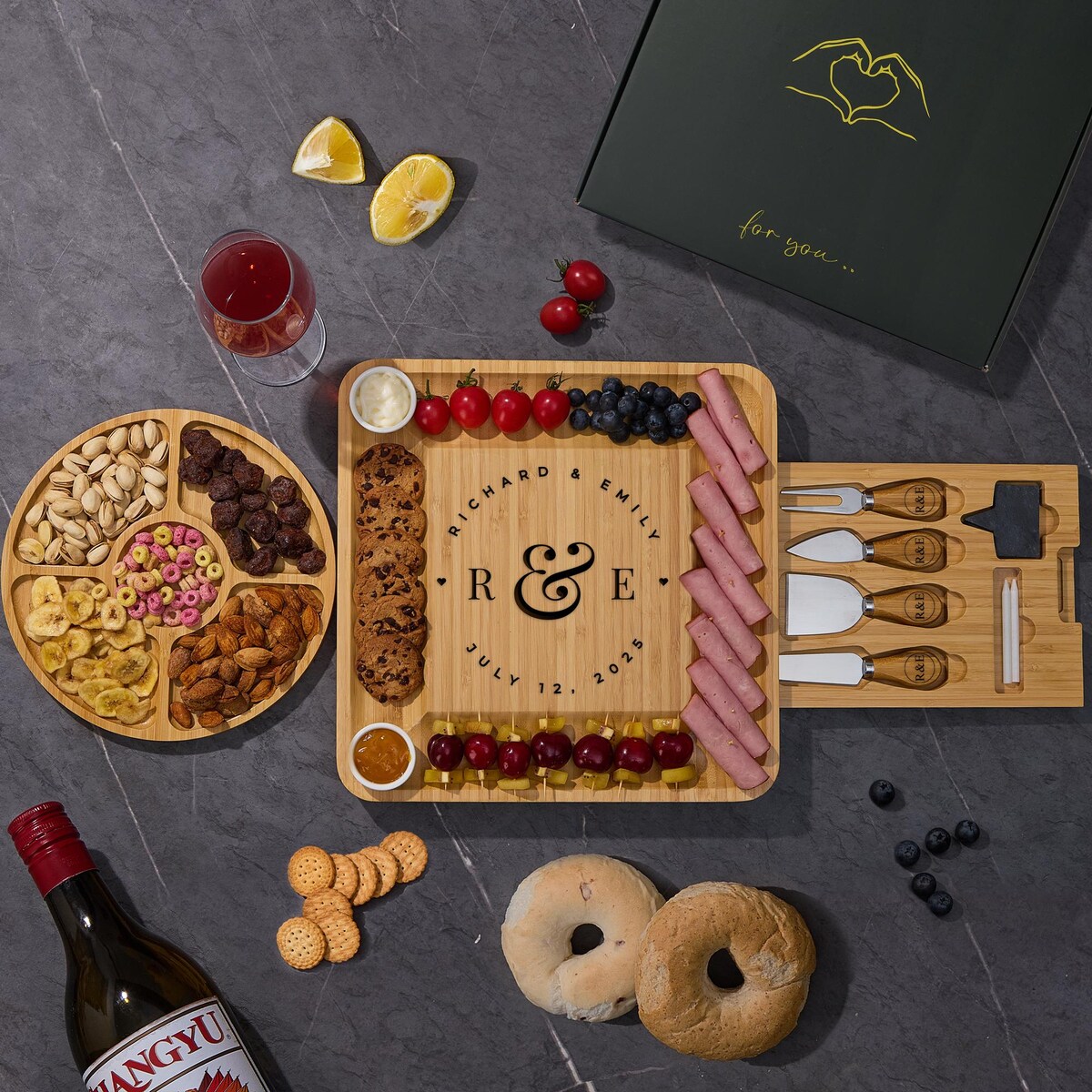Personalized Charcuterie Board- Etsy