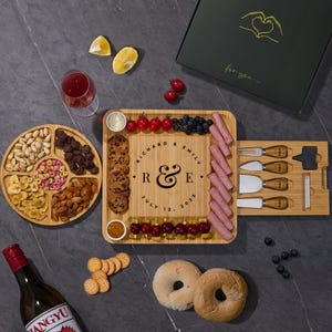 Personalized Charcuterie Board, Engraved Cheese Board, Custom Cutting Board, Wedding Gift, Anniversary, Housewarming, New Home Couple Gift