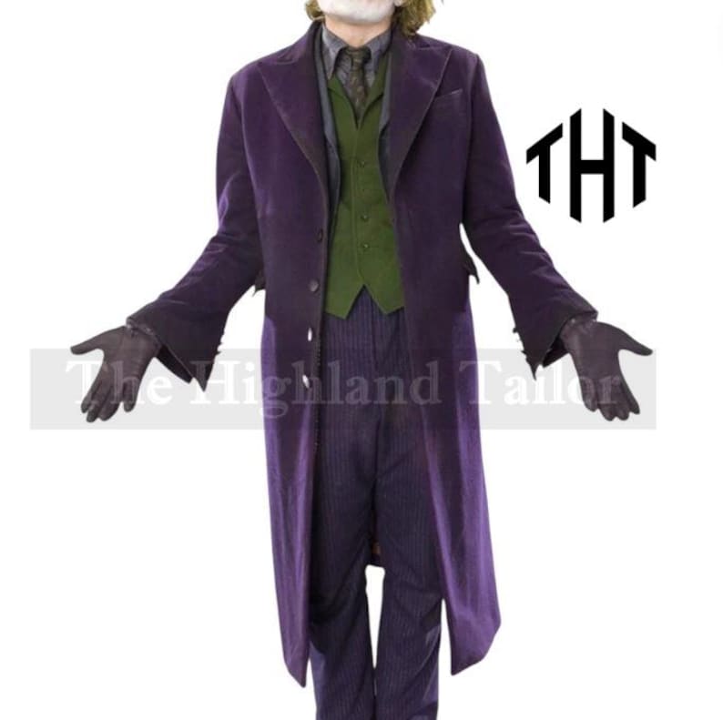 Evil Jokester Set with Purple Cropped Vest and Plaid Shorts