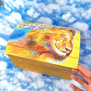 Bespoke Custom Toy Chest I Painted & Personalized Wood box I Gift for kids
