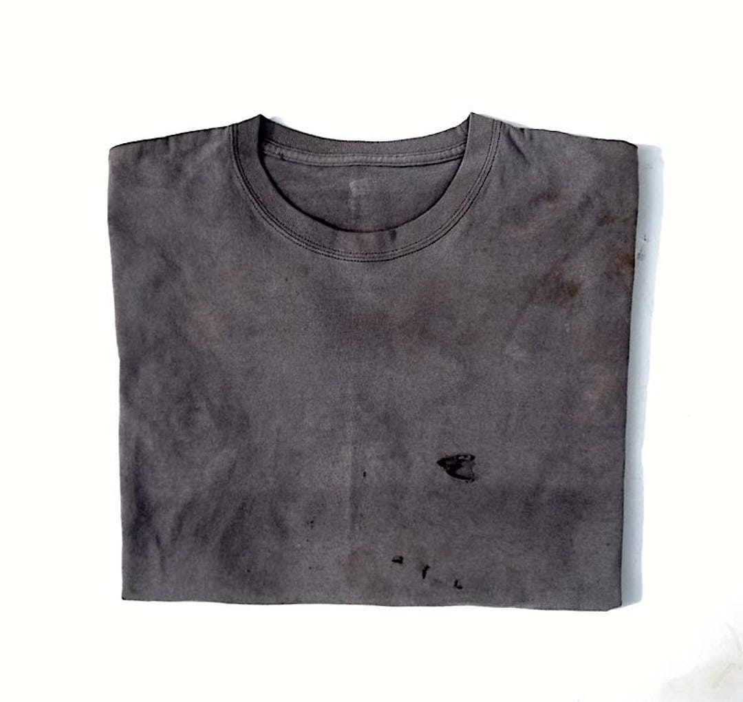 Outdated Shirt Vintage T Shirt Worn Distressed Stained Faded / Work Wear / Labor ...
