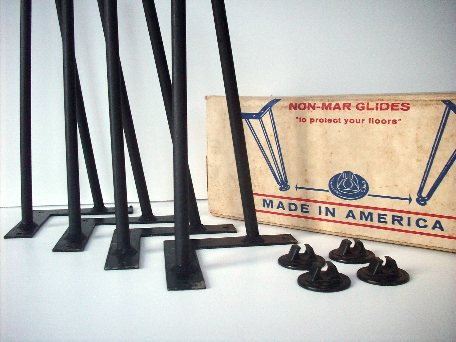 Vintage Hairpin Table Legs / EMCO / 12 / Open Box Etsy