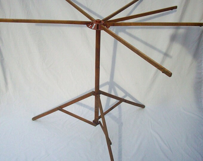 Vintage Clothes Drying Rack / Wood / Tripod Etsy