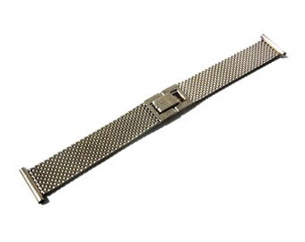 Vintage Nanasi Watchband 1/20-12 KT Gold Filled Mesh Basketweave / Used / Made in USA 1950s / Beautiful Quality Vintage Watchband