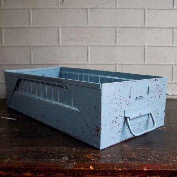 Old Metal Boxes Etsy