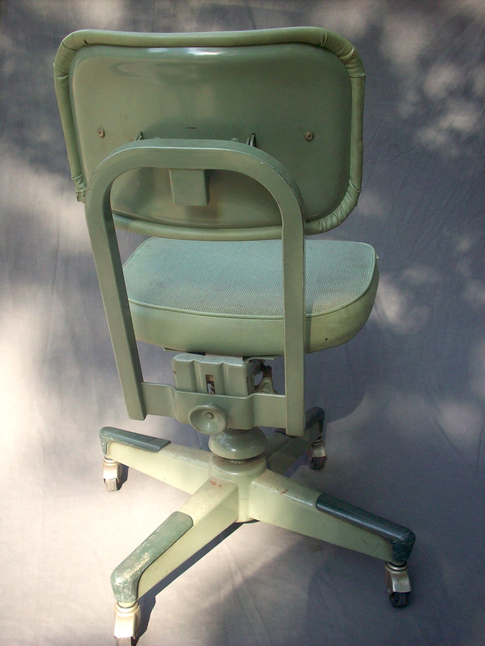 Vintage Steel United Chair Company Ajustable Swivel Task Chair Etsy