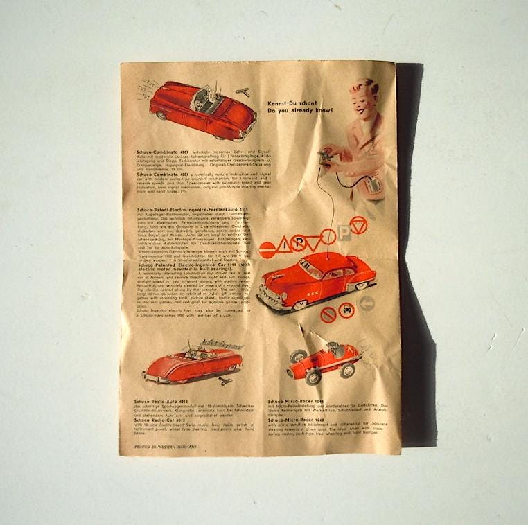 Schuco Grand Prix Racer 1070 / Vintage Clockwork Toy Car