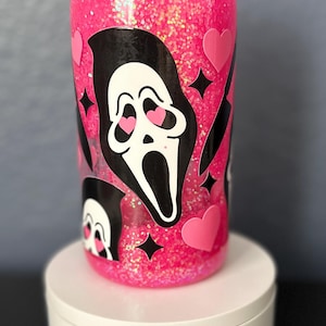 Pink Scream Custom Tumbler