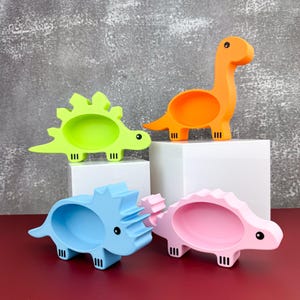 Dinosaur Snack Bowls for Kids and Toddlers - Food-Grade Bio-degradable Material