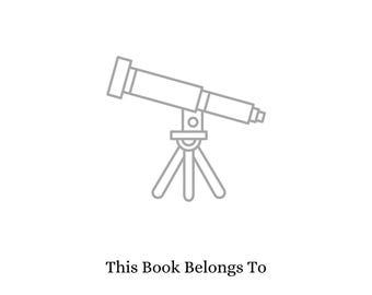 Astronomy Observation Log Book | Star Gazing Journal | Sky Tracker & Notes | Printable PDF