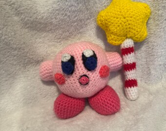 Schema Kirby Amigurumi all'uncinetto