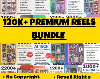 Paquete de más de 120.000 Reels de Instagram