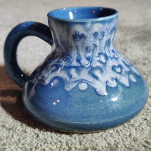 Handmade Ceramic Stoneware Mug: Hand Thrown Pottery