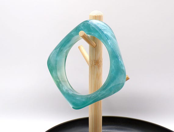 Multi-Colored Chunky Exaggerated Acrylic Resin Ba… - image 7