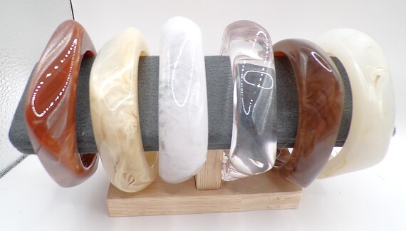 Multi-Colored Chunky Exaggerated Acrylic Resin Ba… - image 4