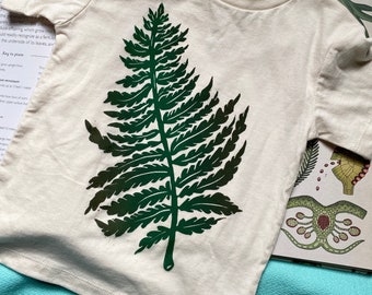 Fern Shirt for Kids, Toddler Fern Shirt, Botanical Shirt, Kids Nature Shirt, Pacific Northwest Shirt, Plant Shirt, Outdoors, PNW, Lady Fern