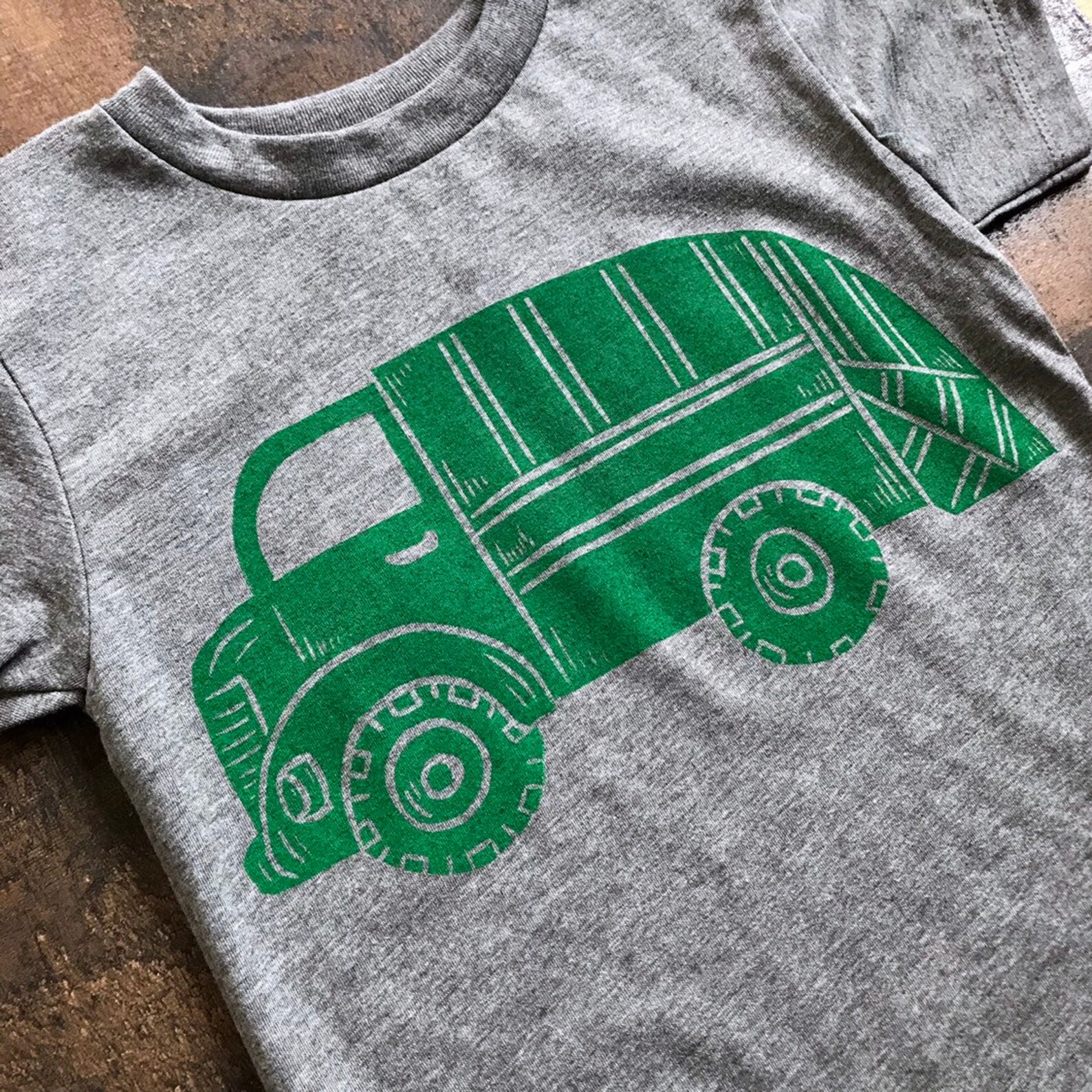 Garbage Truck Shirt Garbage Truck Birthday Party Shirt Kids Etsy