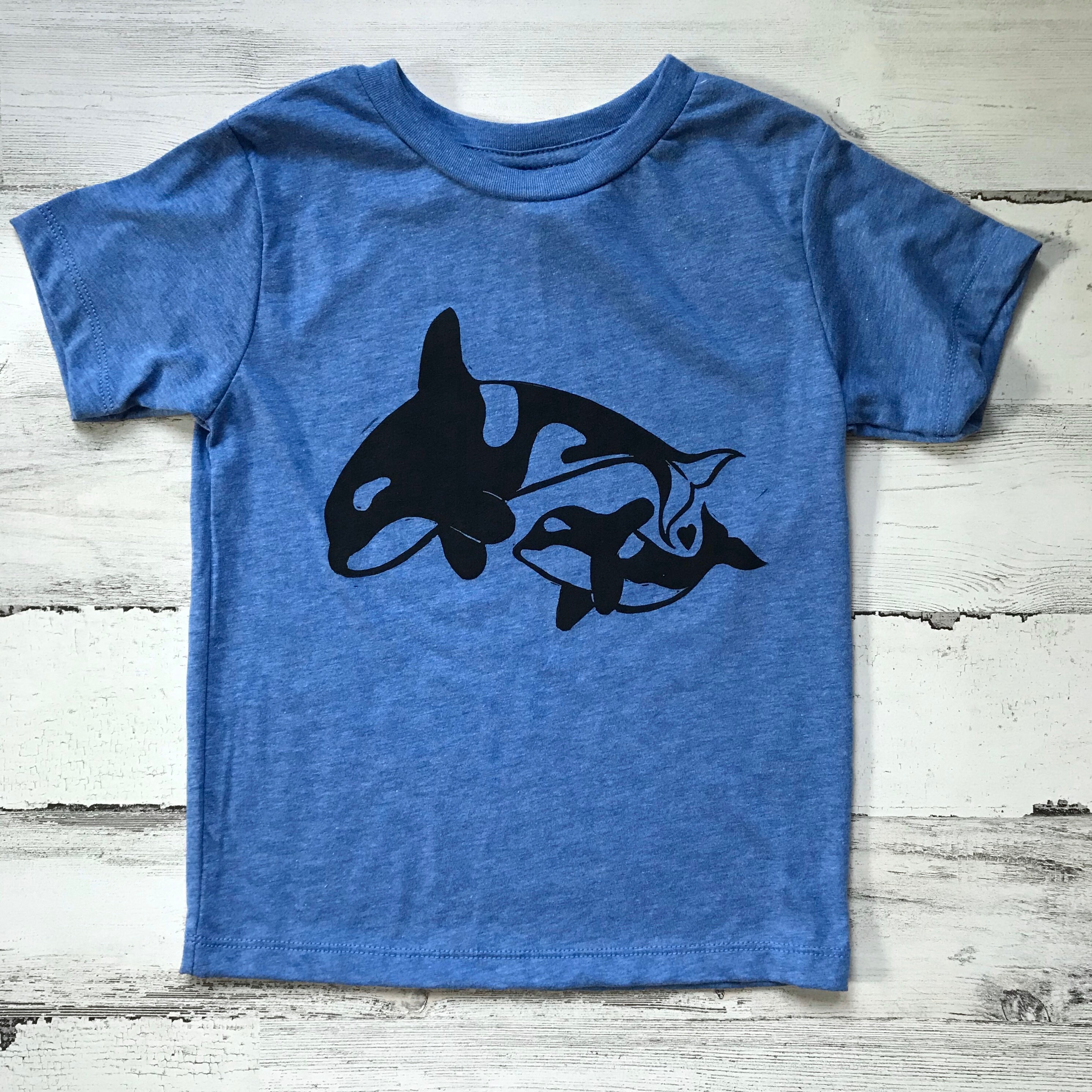 Kids Orca Shirt Killer Whale Shirt Whale Birthday Party Etsy